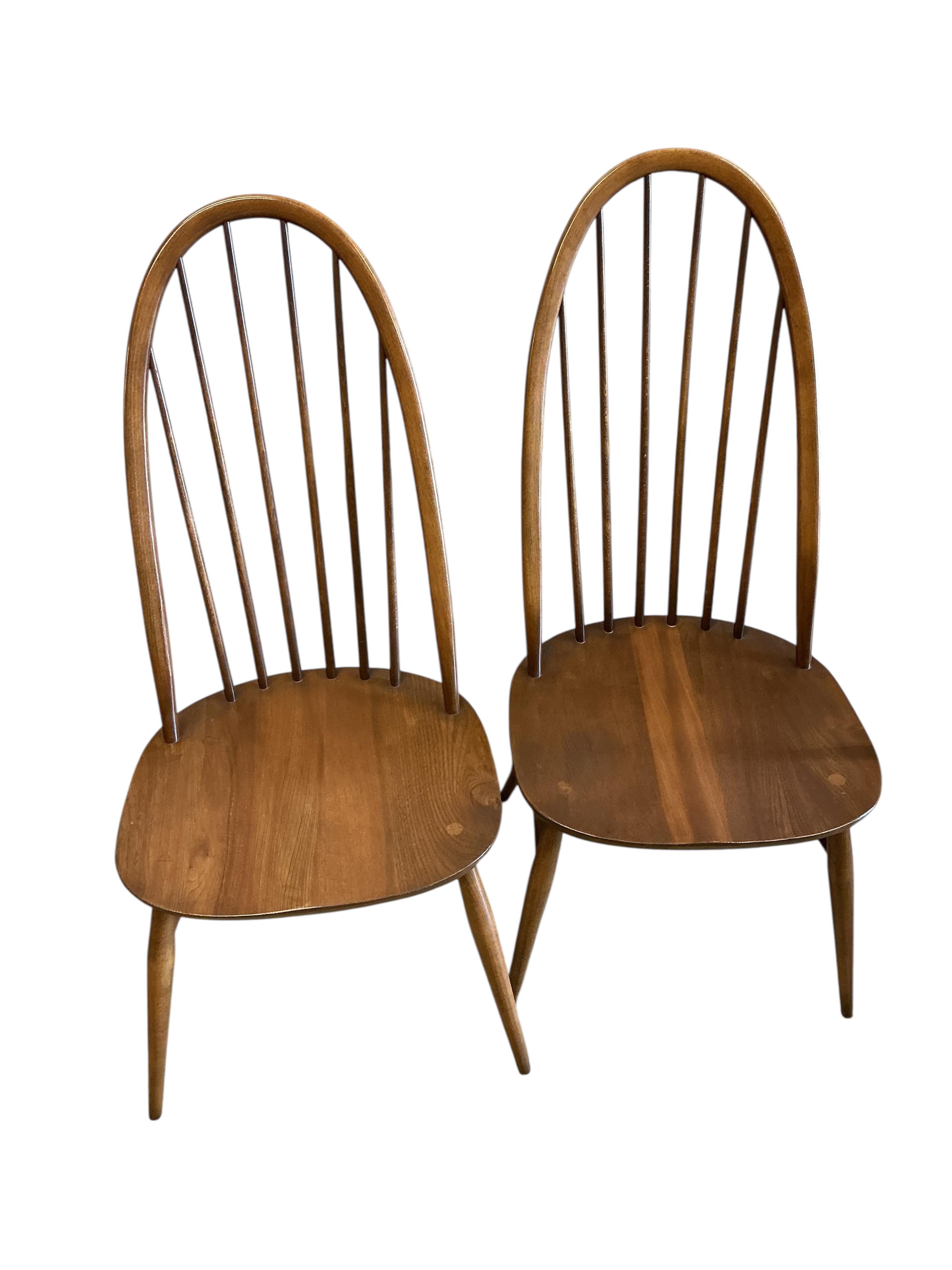 A set of six Ercol chairs (two carvers)